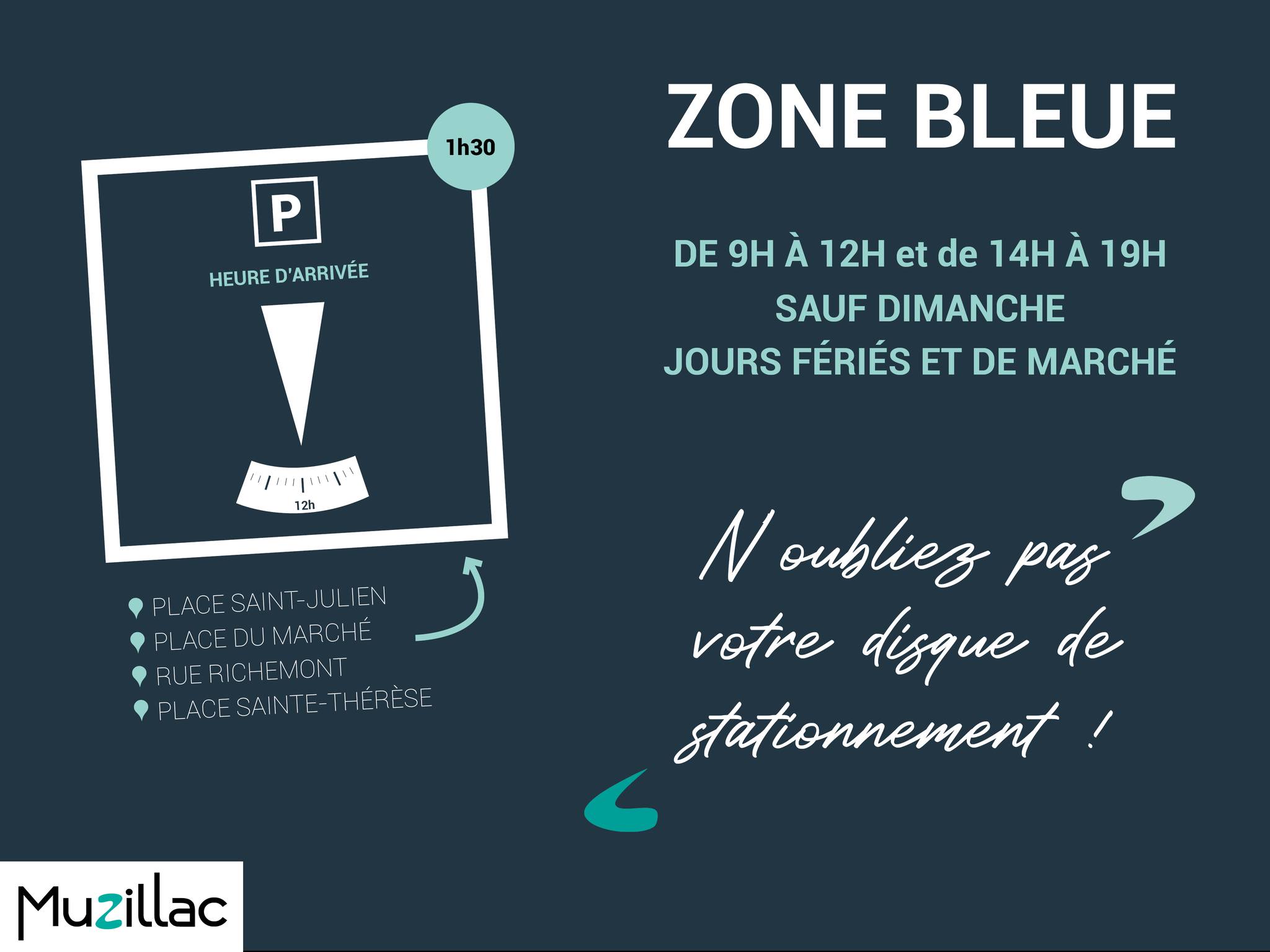 Stationnement En Zone Bleue Ville De Muzillac